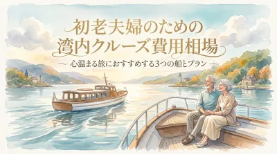 初老夫婦のための湾内を巡る小型客船クルーズの費用相場は？おすすめする3つの理由をご紹介