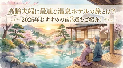 高齢夫婦に最適な温泉ホテルの旅とは？2025年おすすめの宿3選をご紹介！