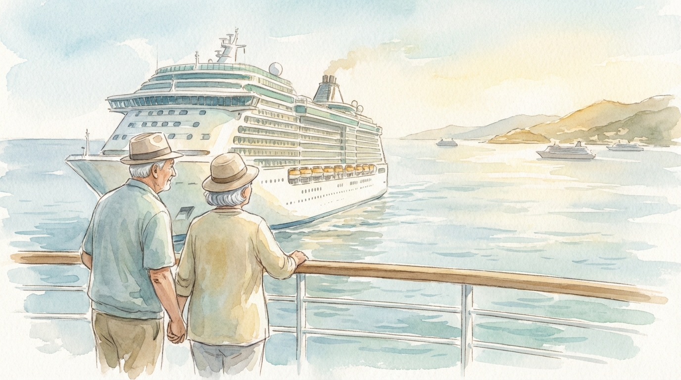 豪華客船の旅はシニア世代の理想的な旅行スタイルです