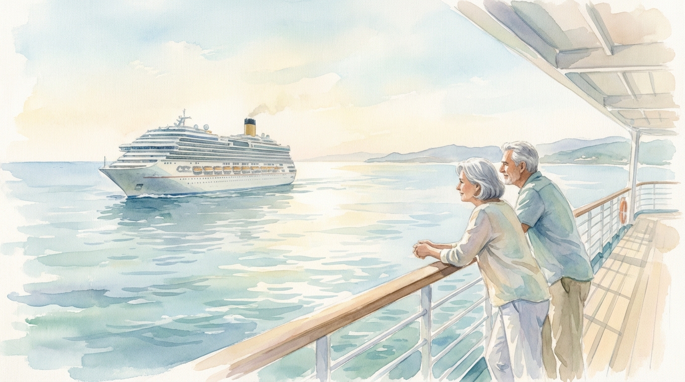 シニア世代にクルーズ旅行が選ばれる具体的な背景