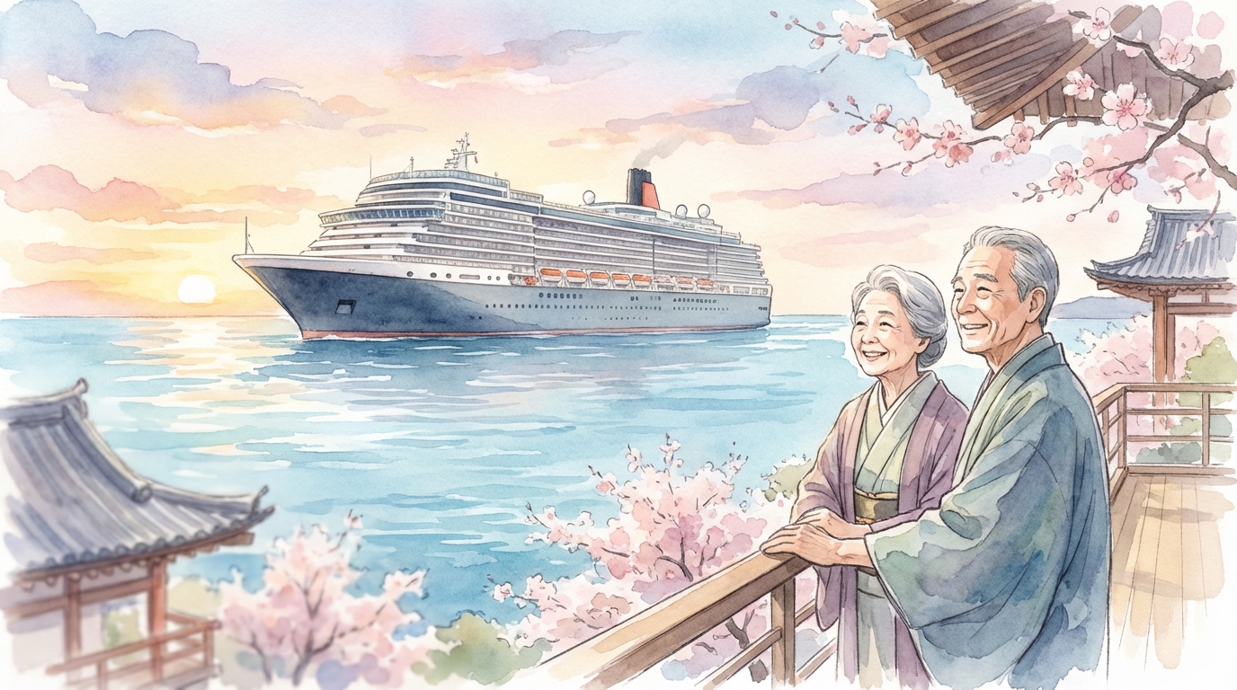 日本人のシニアならやっぱり日本の豪華客船が安心なのは本当?