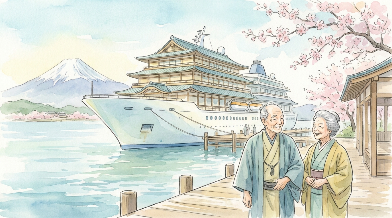 なぜ高齢者の旅行に日本発着のクルーズ船が選ばれるの?