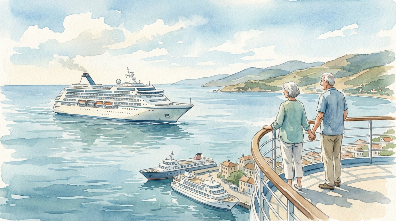 シニア世代に大人気！移動の負担が少なく贅沢を満喫できる船旅が最適