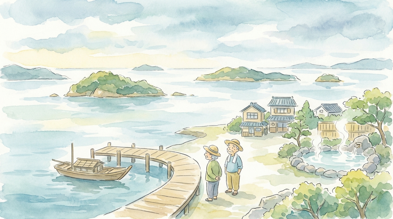 穏やかな潮の音を聴きながら瀬戸内の多島美と温泉を満喫しましょう